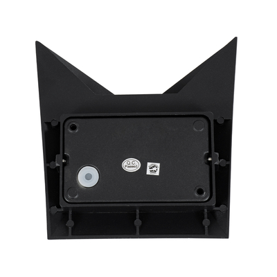 GloboStar® STEALTH 60520 Φωτιστικό Τοίχου - Απλίκα Αρχιτεκτονικού Φωτισμού Εσωτερικού/Εξωτερικού Χώρου Up or Down LED 10W 1000lm 60° AC220-240V Αδιάβροχο IP65 - Σώμα Αλουμινίου & Tempered Glass - Μ17 x Π17 x Υ7.5cm - Θερμό Λευκό 2700K - Μαύρο - Bridgelux Chip - 5 Years Warranty