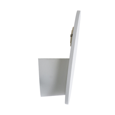 GloboStar® REDONDO 60572 Φωτιστικό Τοίχου - Απλίκα Αρχιτεκτονικού Φωτισμού Εσωτερικού/Εξωτερικού Χώρου Up or Down LED 10W 1000lm 60° AC220-240V Αδιάβροχο IP65 - Σώμα Αλουμινίου & Tempered Glass - Μ14 x Π14 x Υ5cm - Θερμό Λευκό 2700K - Λευκό - Bridgelux Chip - 5 Years Warranty