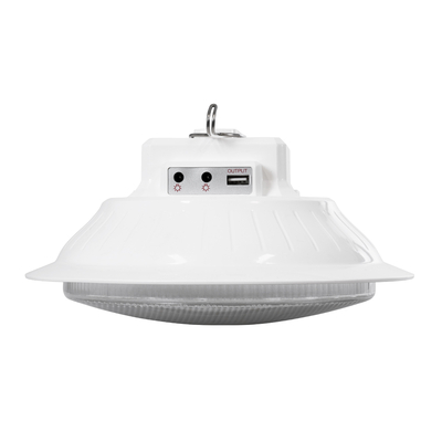 GloboStar® SOLAR-BULB 85350 Αυτόνομη Ηλιακή Κρεμαστή Λάμπα LED Giant Γλόμπος 100W 1000lm 140° 2 Λειτουργιών Ρεύματος με AC 220-240V μέσω USB Αντάπτορα ή με Φωτοβολταικό Panel 6V 12W & Επαναφορτιζόμενη Μπαταρία Li-ion 3.2V 5000mAh - Ενσωματωμένο USB 2.0 Charger Συσκευών DC5V 1000mA - IP54 - Εναλλαγή Φωτισμού μέσω Κουμπιού All In One Ψυχρό 6000k+Φυσικό 4500k+Θερμό 2700k Dimmable - Φ23 x Υ12cm - 2 Years Warranty