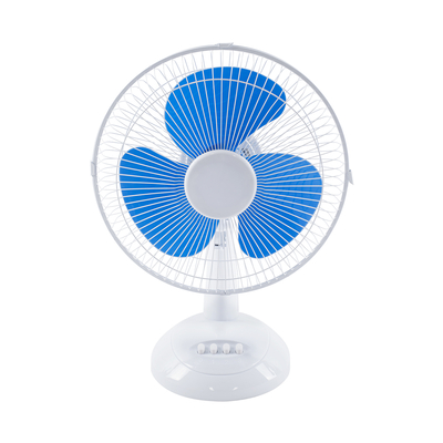 GloboStar® SOLARI-FAN 85353 Solar Fan Αυτόνομος Ηλιακός Επιτραπέζιος Ανεμιστήρας 25W 2 Λειτουργιών Ρεύματος με AC 220-240V ή με Φωτοβολταϊκό Panel 9V 12W & Επαναφορτιζόμενη Μπαταρία Li-ion 7.4V 4400mAh - 3 Ταχύτητες - IP20 - Μ24 x Π36 x Υ49cm - Λευκό & Μπλε - 2 Years Warranty