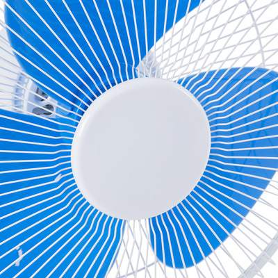 GloboStar® SOLARI-FAN 85353 Solar Fan Αυτόνομος Ηλιακός Επιτραπέζιος Ανεμιστήρας 25W 2 Λειτουργιών Ρεύματος με AC 220-240V ή με Φωτοβολταϊκό Panel 9V 12W & Επαναφορτιζόμενη Μπαταρία Li-ion 7.4V 4400mAh - 3 Ταχύτητες - IP20 - Μ24 x Π36 x Υ49cm - Λευκό & Μπλε - 2 Years Warranty