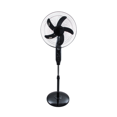 GloboStar® SOLARE-FAN 85358 Solar Fan Αυτόνομος Ηλιακός Επιδαπέδιος Ανεμιστήρας 25W 2 Λειτουργιών Ρεύματος με AC 220-240V ή με Φωτοβολταϊκό Panel 9V 15W & Επαναφορτιζόμενη Μπαταρία Li-ion 7.4V 6000mAh - 12 Ταχύτητες - Ασύρματο Χειριστήριο - Ενσωματωμένο USB 2.0 Charger Συσκευών - IP20 - Μ44 x Π37.5 x Υ132cm - Μαύρο - 2 Years Warranty
