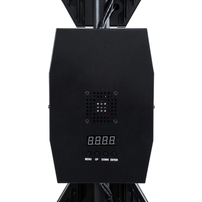 GloboStar® 51194 LINE COLUMN HEXA Επαγγελματικό Φωτιστικό Ειδικών Εφέ DIGITAL MATRIX PIXEL & Blinder - 6 x 100W LED COB Chips Ultra Gold Warm White 2200K & 144 x 0.5W LED SMD5050 Chips RGB - AC 220V-240V DMX512 Display on Body - Μαύρο - Μ40 x Π32 x Υ146.5cm