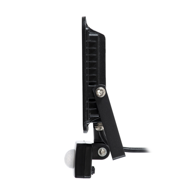 GloboStar® AURORA 61439 Επαγγελματικός Προβολέας LED 30W 3750lm 120° AC 220-240V με Ενσωματωμένο Ρυθμιζόμενο Αισθητήρα Κίνησης PIR - Αδιάβροχος IP67 - Μ16 x Π5 x Υ17.5cm - Μαύρο - Ψυχρό Λευκό 6000K - LUMILEDS Chips - TÜV Rheinland Certified - 3 Years Warranty