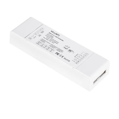 GloboStar® 71470 V5-L SKYDANCE DC WiFi & RF 2.4Ghz Dimmer High Speed Controller 5 Καναλιών DC 12-48V 5 x 6A 288W - Max 30A 1440W - IP20 Μ18 x Π5.7 x Υ2.8cm - 5 Years Warranty