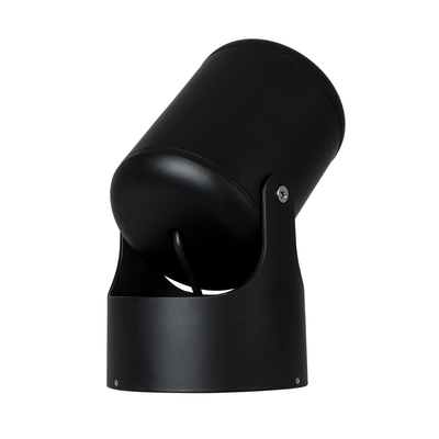 GloboStar® DETRONIC 60505 Επιφανειακό Κινούμενο Spot Downlight LED 10W 1250lm 24° AC 220-240V IP20 Φ9cm x Υ16cm - Στρόγγυλο - Μαύρο - Θερμό Λευκό 2700K - Bridgelux COB - TÜV Certified Driver - 5 Χρόνια Εγγύηση