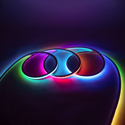 GLOBOSTAR® NEONIO 90753 Ψηφιακή Pixel Addressable Ταινία Neon Flex LED 14.4W/m 864lm/m 90° DC 12V Αδιάβροχο IP67 60 x SMD 5050 Chip/m 20 x Pixel/m Πολύχρωμο RGB Dimmable SPI/TTL Protocol IC SM16703P/WS2811/WS2812 - Μ1000 x Π1.4 x Υ1.4cm - Ρολό 10 Μέτρων - 2 Χρόνια Εγγύηση