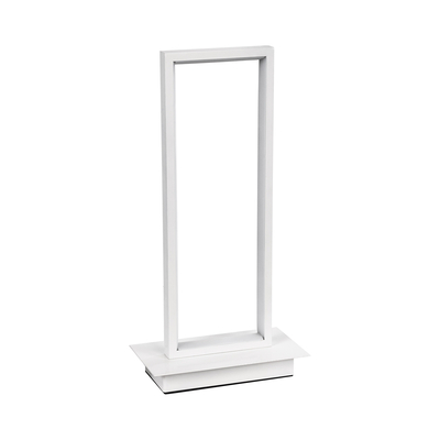 GloboStar® CORNELIE 60461 Επιτραπέζιο Φωτιστικό LED CCT 18W 1980lm 200° AC 220-240V - Εναλλαγή Φωτισμού μέσω Διακόπτη On/Off All In One Ψυχρό 6000k+Φυσικό 4500k+Θερμό 2700k Μ18 x Π10 x Υ36cm - Λευκό - 3 Χρόνια Εγγύηση