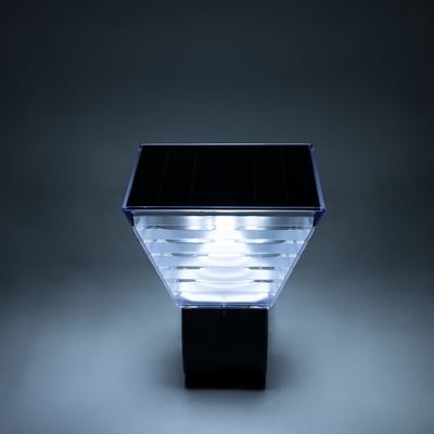 GloboStar® GRACIOUS 90529 Αυτόνομο Ηλιακό Φωτιστικό Κήπου - Απλίκα Αρχιτεκτονικού Φωτισμού Εξωτερικού Χώρου LED 10W 330lm 120° με Ενσωματωμένο Φωτοβολταϊκό Panel 6V 2W & Επαναφορτιζόμενη Μπαταρία Li-ion 3.2V 1800mAh με Αισθητήρα Ημέρας-Νύχτας - Αδιάβροχο IP65 - Σώμα Αλουμινίου & ABS - Μ29 x Π24 x Υ24cm - Θερμό Λευκό 2700K - Ψυχρό Λευκό 6000K - Μαύρο - 2 Χρόνια Εγγύηση