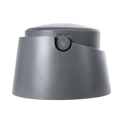 GloboStar® FLOOD-RANA 90752 Κινούμενος Προβολέας - Σποτ Φωτισμού Wall Washer για Φωτισμό Κτιρίων LED 60W 5100lm 5° DC 24V Αδιάβροχο IP67 Φ30 x Υ20cm RGBW DMX512 - Γκρι Ανθρακί - 3 Χρόνια Εγγύηση