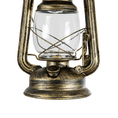 GloboStar® BARBAROSSA 01705 Vintage Κρεμαστό Φωτιστικό Ανάρτηση Μονόφωτο 1 x E27 IP20 Μπρούτζινο Μέταλλο, Διάφανο Γυαλί με Μπεζ Σχοινί - Μ18 x Π18 x Υ28cm