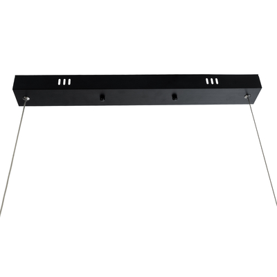 GloboStar® KATRINA 02320 Μοντέρνο Κρεμαστό Φωτιστικό Ανάρτηση LED 24W 1920lm 120° AC 220-240V IP20 Φυσικό Λευκό 4500K Καφέ Ξύλο - Μ10 x Π10 x Υ100cm - 2 Xρόνια Εγγύηση