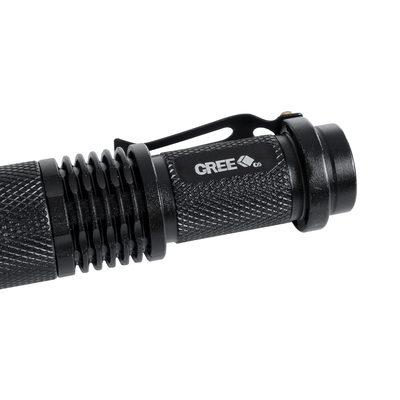 GloboStar® 79020 Φορητός Φακός Χειρός CREE LED 6W 480lm - Ψυχρό Λευκό 6000K - Φ2.5 x Υ9.2cm