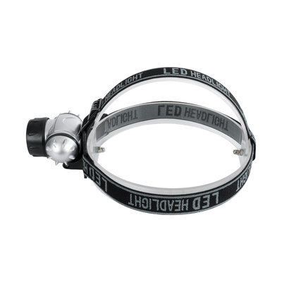 GloboStar® 79053 Φακός Κεφαλής LED Diode 3W 200lm - Ψυχρό Λευκό 6000K - Μ7.5 x Π6 x Υ6cm