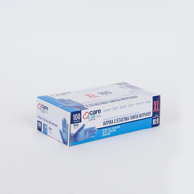 ΓΑΝΤΙΑ ΝΙΤΡΙΛΙΟΥ MIAΣ ΧΡΗΣΗΣ ΧΩΡΙΣ ΠΟΥΔΡΑ ΜΠΛΕ XLARGE 100TΕΜ