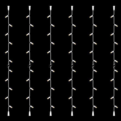 ΣΕΙΡΑ, DIY, 30LED, ΛΕΥΚΟ ΚΑΛΩΔΙΟ ΚΑΟΥΤΣΟΥΚ, ΜΕ ΕΠΕΚΤΑΣΗ, 2 ΚΟΝΕΚΤΟΡΕΣ, ΘΕΡΜO ΛΕΥΚO LED, ΑΝΑ 10cm, ΣΕΤ 6ΤΜΧ, ΙΡ65