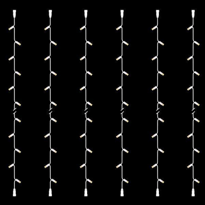 ΣΕΙΡΑ, DIY, 20 LED, ΛΕΥΚΟ ΚΑΛΩΔΙΟ ΚΑΟΥΤΣΟΥΚ, ΜΕ ΕΠΕΚΤΑΣΗ, 2 ΚΟΝΕΚΤΟΡΕΣ, ΘΕΡΜO ΛΕΥΚO LED, ΣΕΤ 6ΤΜΧ, ΑΝΑ 10cm, ΙΡ65