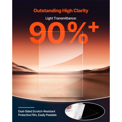 Φύλλα VEVOR 5 συσκευασιών PET/Plexiglass 24 x 36 ιντσών Πλαστικά φύλλα πάχους 0,04 ιντσών