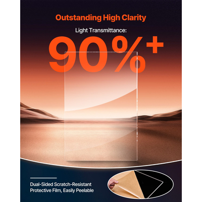 VEVOR 2-pack Plexiglass Ακρυλικά φύλλα 24 x 36 ιντσών Πλαστικά φύλλα 1/4 σε πάχος