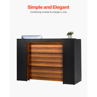 VEVOR ρεσεψιόν Ορθογώνιο μπροστινό τραπέζι πάγκου 62,99 σε τραπεζάκι γραφείου σαλονιού