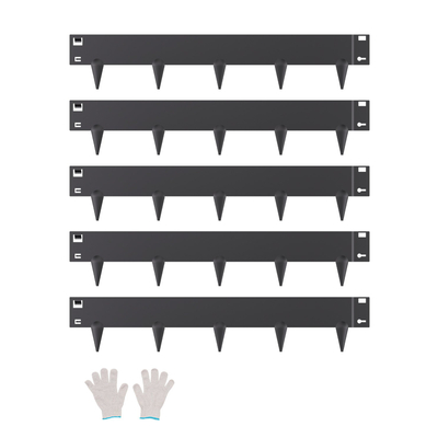 VEVOR Steel Landscape Edging 5 Packs 39 x 4in Ανθεκτικό στη σκουριά για Yard Black