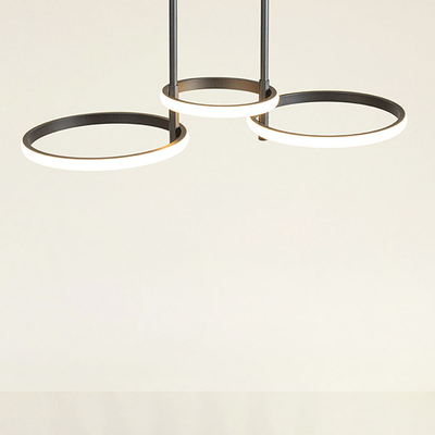 ΦΩΤΙΣΤΙΚΟ ΚΡΕΜΑΣΤΟ 3ΦΩΤΟ LED 34W 700X280X250 ΜΑΥΡΟ ARTE ILLUMINA