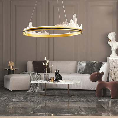 ΦΩΤΙΣΤΙΚΟ ΚΡΕΜΑΣΤΟ ΔΑΚΡΥ LED 55W Φ80X20 ΧΡΥΣΟ ARTE ILLUMINA