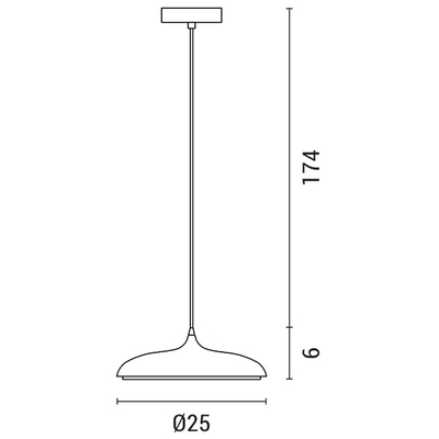 ΦΩΤΙΣΤΙΚΟ ΚΡΕΜΑΣΤΟ ΜΟΝΟΦΩΤΟ LED 10W ΜΑΥΡΟ Φ25*H6CM, 3 CCT ARTE ILLUMINA SATURN