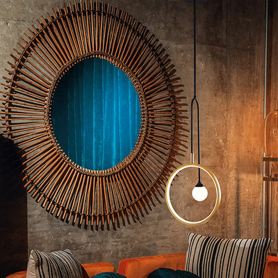 ΦΩΤΙΣΤΙΚΟ ΚΡΕΜΑΣΤΟ ΜΟΝΟΦΩΤΟ LED 5W+G9*1  ΜΑΥΡΟ&ΧΡΥΣΟ Φ30*H120CM 3 CCT ARTE ILLUMINA SATURN