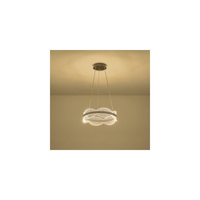 ΦΩΤΙΣΤΙΚΟ ΚΡΕΜΑΣΤΟ ΑΚΡΥΛΙΚΟ ΣΤΡΟΓΓΥΛΟ LED 48W Φ450mm 3000K 4320Lm ΑΣΗΜΙ ARTE ILLUMINA TORINO