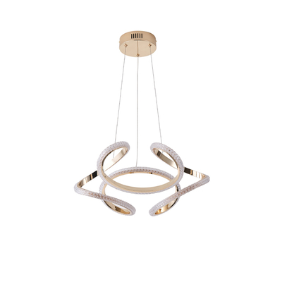 ΦΩΤΙΣΤΙΚΟ ΚΡΕΜΑΣΤΟ ΑΛΟΥΜΙΝΙΟ LED 24W 3000Κ 1900Lm 500x1200mm  ΧΡΥΣΟ ARTE ILLUMINA ORION