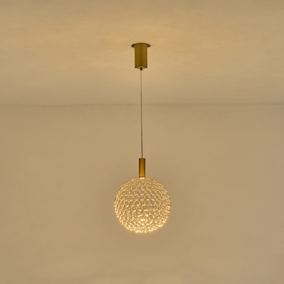 ΦΩΤΙΣΤΙΚΟ ΜΕΤΑΛΛΟ ΜΟΝΟΦΩΤΟ ΟΒΑΛ LED 6,3W 3000K 648Lm Φ250x1630mm ΧΡΥΣΟ ARTE ILLUMINA PERFORATO