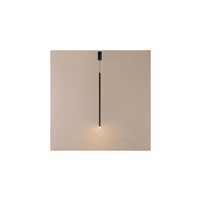 ΦΩΤΙΣΤΙΚΟ ΚΡΕΜΑΣΤΟ ΑΛΟΥΜΙΝΙΟ LED 3W 3000K  300Lm Φ60X1200mm ΜΑΥΡΟ ARTE ILLUMINA CASCADE