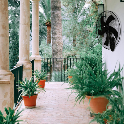 ΑΝΕΜΙΣΤΗΡΑΣ ΤΟΙΧΟΥ ΜΑΥΡΟΣ ΜΕ ΚΟΝΤΡΟΛ Φ50 60W