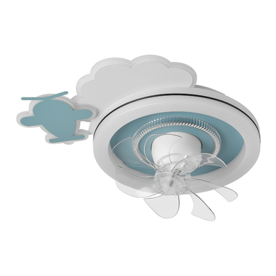 ΑΝΕΜΙΣΤΗΡΑΣ ΟΡΟΦΗΣ ΠΑΙΔΙΚΟΣ ΑΕΡΟΠΛΑΝΑΚΙ ΜΠΛΕ 15W ΜΕ LED ΦΩΣ 65W ΚΑΙ ΚΟΝΤΡΟΛ