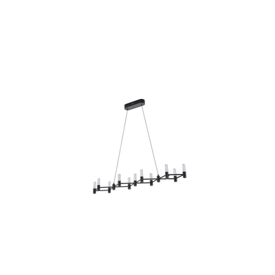 ΦΩΤΙΣΤΙΚΟ ΚΡΕΜΑΣΤΟ ΑΛΟΥΜΙΝΙO LED 58W 3000K 5800Lm 1200X1500mm  ΜΑΥΡΟ-ΧΡΥΣΟ ARTE ILLUMINA VELAS