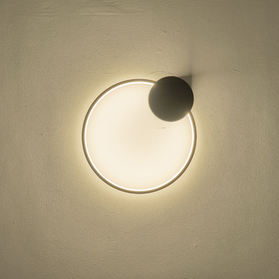 ΑΠΛΙΚΑ ΤΟΙΧΟΥ ΑΛΟΥΜΙΝΙΟΥ LED 40W 3000Κ 3120Lm 1300X1385mm ΜΑΥΡΟ-ΜΠΡΟΝΖΕ ARTE ILLUMINA AERO