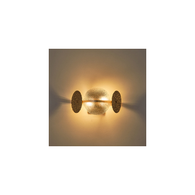 ΑΠΛΙΚΑ ΤΟΙΧΟΥ 2XE14 ΜΑΧ 40W 160Χ330Χ180mm ΧΡΥΣΟ ARTE ILLUMINA GLOW