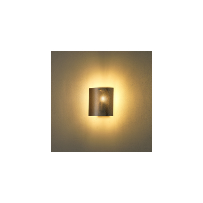 ΑΠΛΙΚΑ ΤΟΙΧΟΥ ΜΕΤΑΛΛΟ-ΓΥΑΛΙ 1XE14 ΜΑΧ 15W 75X170X180mm ΜΑΥΡΟ ARTE ILLUMINA FOLIA