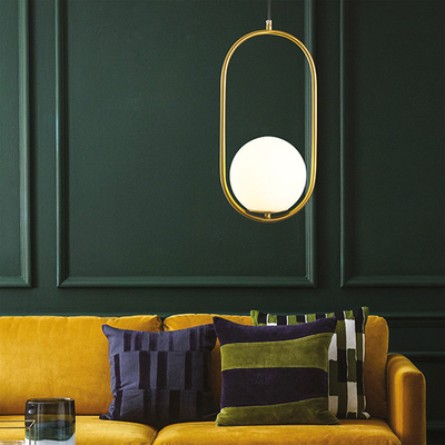 ΦΩΤΙΣΤΙΚΟ ΚΡΕΜΑΣΤΟ ΓΥΑΛΙ ΜΟΝΟΦΩΤΟ 1XE27 Φ20*H40CM ΧΡΥΣΟ ARTE ILLUMINA