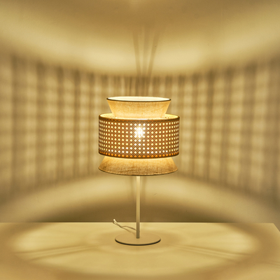 ΦΩΤΙΣΤΙΚΟ ΚΡΕΜΑΣΤΟ ΥΦΑΣΜΑ 1XE27 MAX 15W 260X460mm MΠΕΖ-MΑΤ ΛΕΥΚΟ ARTE ILLUMINA ISLA