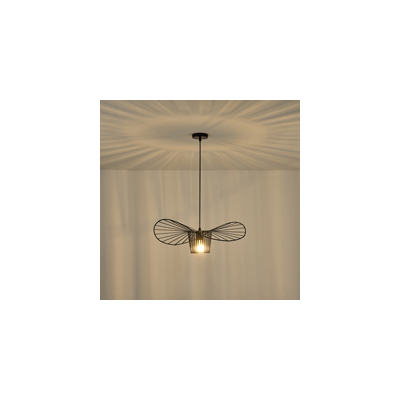 ΦΩΤΙΣΤΙΚΟ ΚΡΕΜΑΣΤΟ ΜΕΤΑΛΛΟ 1XE27  MAX 40W 600X600X1270mm ΜΑΥΡΟ ARTE ILLUMINA OGGI