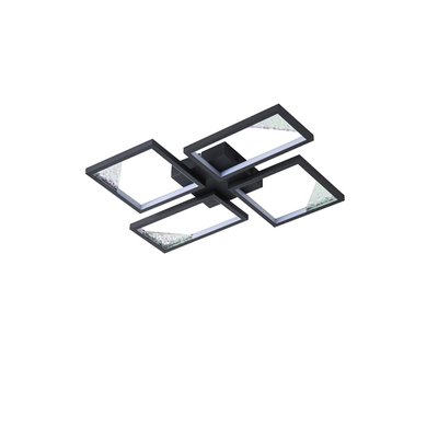 ΦΩΤΙΣΤΙΚΟ ΟΡΟΦΗΣ AΛΟΥΜΙΝΙΟ LED  36W 3000Κ 1200Lm  450X580X55mm AΣΗΜΙ ARTE ILLUMINA SQUARE