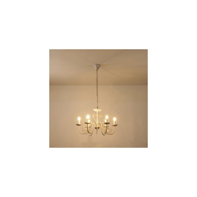 ΦΩΤΙΣΤΙΚΟ ΚΡΕΜΑΣΤΟ ΜΕΤΑΛΛΟ-ΔΙΑΦΑΝΕΣ ΓΥΑΛΙ 6ΦΩΤΟ  6XE14 MAX 15W 340X640mm ARTE ILLUMINA KRISTALLO