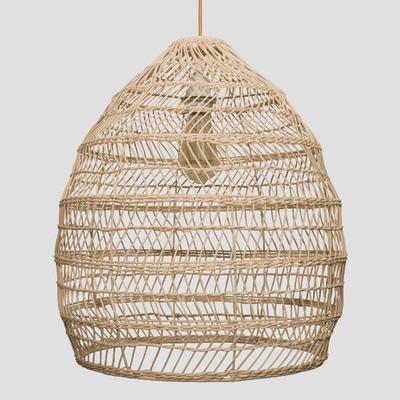 ΦΩΤΙΣΤΙΚΟ ΚΡΕΜΑΣΤΟ ΜΟΝΟΦΩΤΟ Ε27 Φ45x50 RATTAN (ΨΑΘΙΝΟ) ARTE ILLUMINA