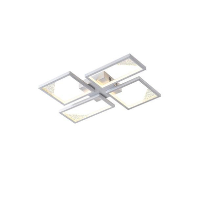 ΦΩΤΙΣΤΙΚΟ ΟΡΟΦΗΣ ΑΛΟΥΜΙΝΙΟ LED 36W 3000K 900Lm 450X580X55mm ΜΑΥΡΟ ARTE ILLUMINA SQUARE