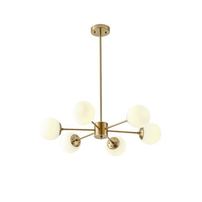 ΦΩΤΙΣΤΙΚΟ ΚΡΕΜΑΣΤΟ 6XΕ27 720X730mm ΛΕΥΚΟ ARTE ILLUMINA ORBA