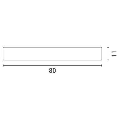 ΠΛΑΦΟΝΙΕΡΑ LED 80W Φ800X110 3000Κ ΜΑΥΡΗ ARTE ILLUMINA MOONLIGHT