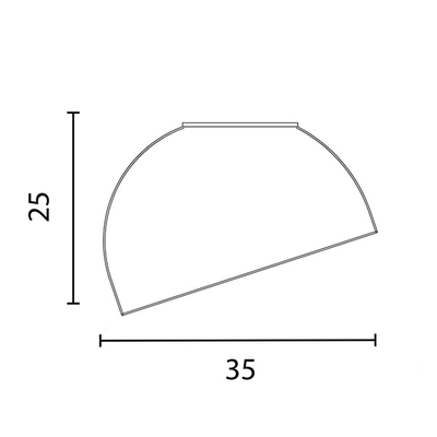 ΠΛΑΦΟΝΙΕΡΑ LED 20W Φ35*H25CM 3 CCT  ΛΕΥΚΟ ARTE ILLUMINA MOONLIGHT