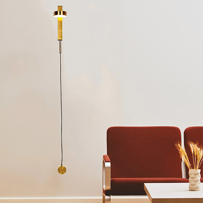 ΑΠΛΙΚΑ ΤΟΙΧΟΥ ΡΑΒΔΟΣ LED 9W 8X135 ΧΡΥΣΟ ARTE ILLUMINA CLIO